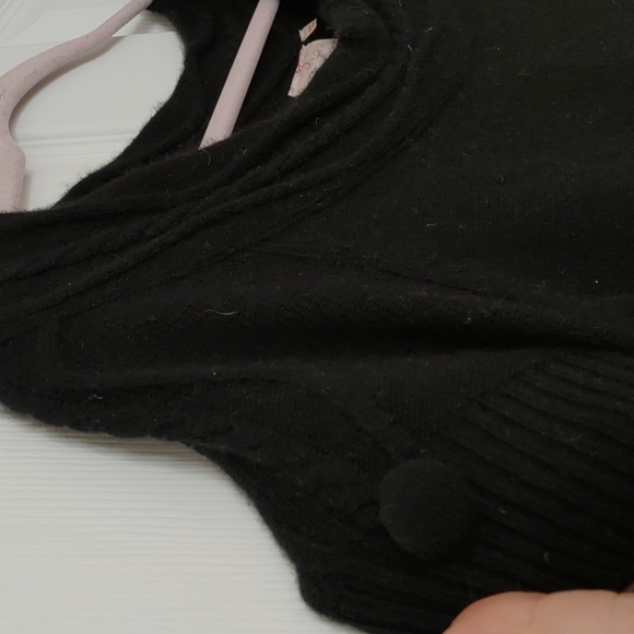 Emma and posh cashmere sweater short sleeves Medium black - Picture 2 of 6